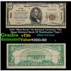 Image 1 : 1929 *Mint Error* $5 National Currency 'The Riggs National Bank Of Washington' Type I Grades vf++