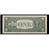 Image 3 : **Star Note** 2009 $1 Green Seal Federal Reserve Note  Grades vf++