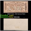 Image 1 : 1864 C.S.A. $30 Intrest Note Grades Select CU