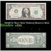 Image 1 : 1963B $1 'Barr Note' Federal Reserve Note Grades vf+
