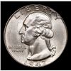 Image 2 : 1947-p Washington Quarter 25c Grades GEM+ Unc