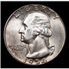 Image 2 : 1954-p Washington Quarter 25c Grades GEM+ Unc