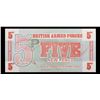 Image 2 : 1972 Sixth Series British Armed Forces 5 New Pence Special Voucher Note P# M44a Grades Gem CU