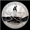 Image 3 : Proof 1995-d OlympicsTrack & Field Modern Commem Dollar $1 Grades GEM++ Proof Deep Cameo