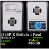 Image 1 : NGC 1736P E Bolivia 1 Real Graded ng By NGC