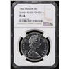Image 2 : NGC 1965 Small Beads, Pointed 5 Canada Dollar $1 Graded ms64 pl By NGC