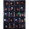 Image 2 : Page of 20 Different Date Lincoln 1 Cents Most Red and 1 Steel, Most Gem Unc or Better