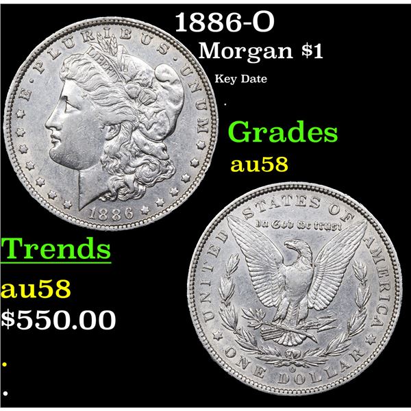 1886-O Morgan Dollar $1 Grades Choice AU/BU Slider