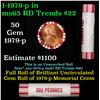 Image 1 : Shotgun Lincoln 1c roll, 1979-p 50 pcs Brandt 50c Wrapper.