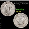 Image 1 : Group of 3 1927-p, 1929-d, 1929-s Standing Liberty Quarter 25c