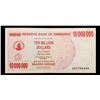 Image 2 : 2006-2008 Zimbabwe 10 Million Dollars (ZWN) Emergency Bearer Check Notes P# 55a Grades vf+