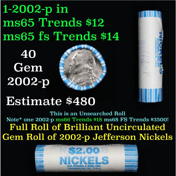 Shotgun Jefferson 5c roll, 2002-p 40 pcs String & Son Wrapper