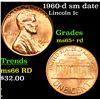Image 1 : 1960-d sm date Lincoln Cent 1c Grades Gem+ Unc RD