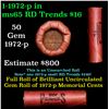Image 1 : Shotgun Lincoln 1c roll, 1972-p 50 pcs Steel-Strong Wrapper.