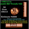 Image 1 : Shotgun Lincoln 1c roll, 1962-d 50 pcs Steel-Strong Wrapper.