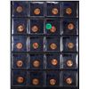 Image 2 : Page of 20 Different Date Lincoln 1 Cents Most Red Most Gem Unc or Better