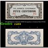 Image 1 : 1942 Philippines (Japanese WWII Occupation) 5 Centavos Note P#?103 Grades Choice CU