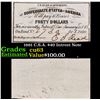 Image 1 : 1861 C.S.A. $40 Intrest Note Grades Select CU