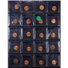 Image 2 : Page of 20 Different Date Lincoln 1 Cents Most Red Most Gem Unc or Better