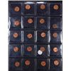 Image 3 : Page of 20 Different Date Lincoln 1 Cents Most Red Most Gem Unc or Better