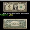 Image 1 : 1963B $1 'Barr Note' Federal Reserve Note Grades vf+