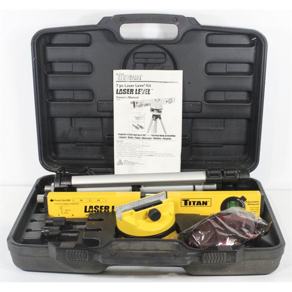 TITAN 7PCS LASER LEVEL KIT