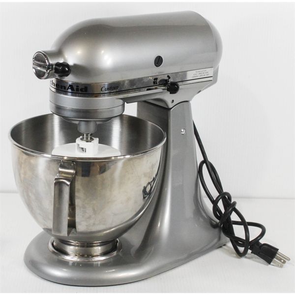 KITCHEN AID STAINLESS STEEL CUSTOM MIXER