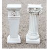 Image 1 : TWO CERAMIC PILLAR PLANT STANDS