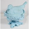 Image 1 : UNIQUE BLUE BIRD ON NEST LIDDED DISH