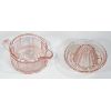 Image 2 : SMALL RARE PINK DEPRESSION GLASS JUICER