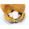 Image 2 : CREE NATION MOOSE HIDE AND FUR FRINGED SHOULDER BAG