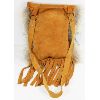 Image 3 : CREE NATION MOOSE HIDE AND FUR FRINGED SHOULDER BAG