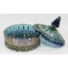 Image 2 : CARNIVAL GLASS LIDDED DISH