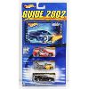 Image 1 : HOT WHEELS 2002 COLLECTION 3 PACK WITH COLLECTOR BOOK - YELLOW 3 WHEELER