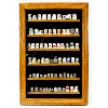 Image 1 : THIMBLE COLLECTION W/ WOOD DISPLAY CASE
