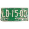 Image 1 : 1971 ALBERTA LICENCE PLATE