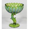 Image 1 : CARNIVAL GLASS FLOWER SHAPED DISH