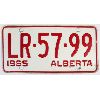 Image 1 : 1965 ALBERTA LICENCE PLATE