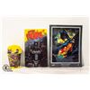 Image 1 : BATMAN LOT - 2 VINTAGE HOLOGRAPHIC CARDS &