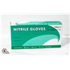 Image 1 : 100 PK NITRILE NON MEDICAL GLOVES