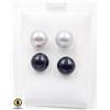 #135-NATURAL AKOYA PEARL EARRINGS