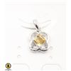 #112-UNHEATED YELLOW CITRINE  PENDANT