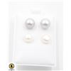 Image 1 : #141-NATURAL AKOYA PEARL EARRINGS