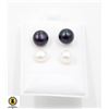 #143-NATURAL AKOYA PEARL EARRINGS