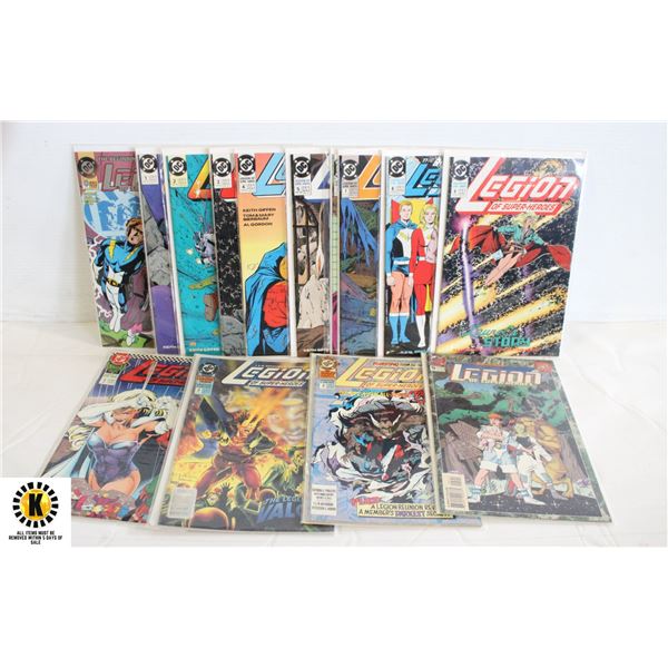 DC LEGION OF SUPER HEROES #0-9, ANNUALS COMIC LOT
