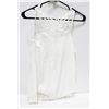 TRINITY WHITE SLEEVELESS DESIGNER TOP SIZE SMALL