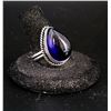 Image 1 : PEAR SHAPED DARK BLUE CHALCEDONY SIZE 7.5