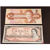 Image 1 : LOT OF 2 CANADIAN $2.00 BANKNOTES, ONE