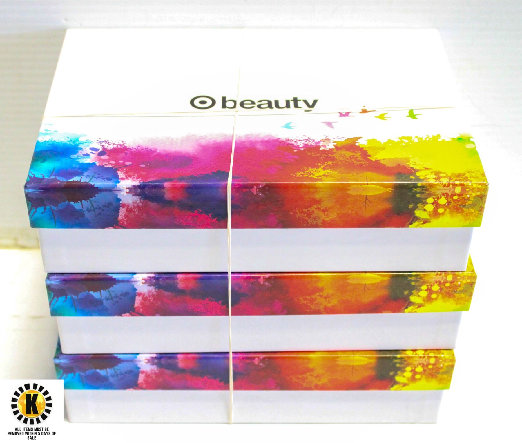 LOT OF 3 OPEN TARGET BEAUTY BOXES