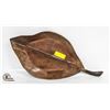 COPPER DECORATIVE "LEAF" TRAY- 22.5" ROUND